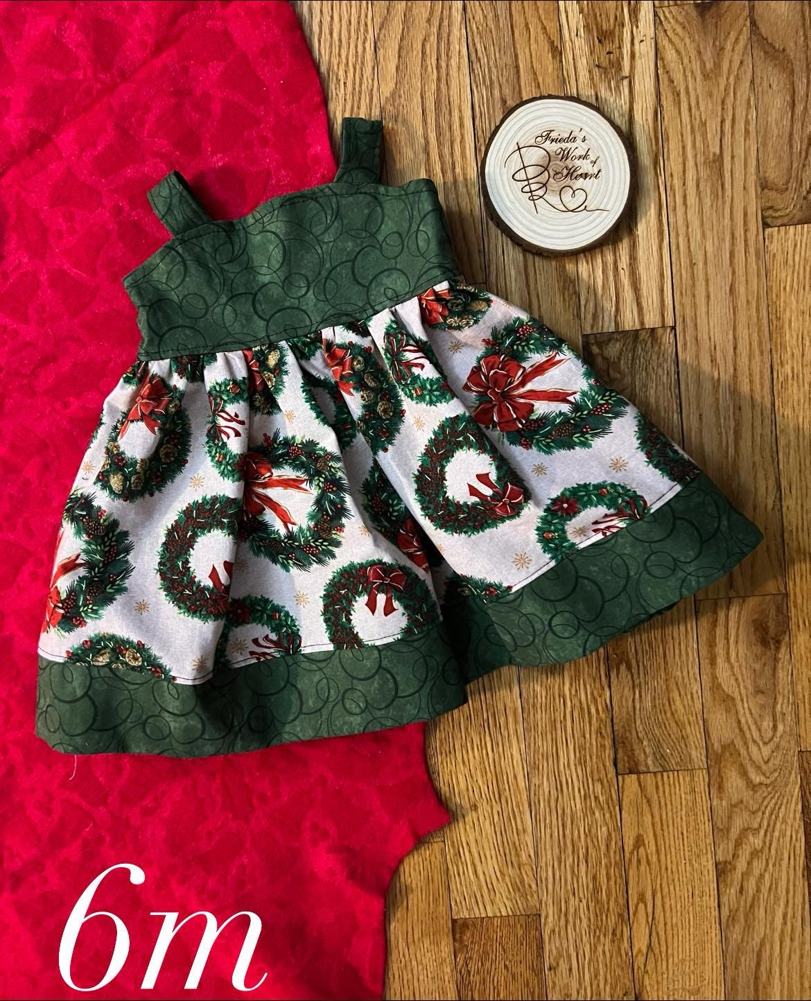 Christmas Dress 6m Frieda's Work of Heart Christmas Dress 6m Frieda's Work of Heart