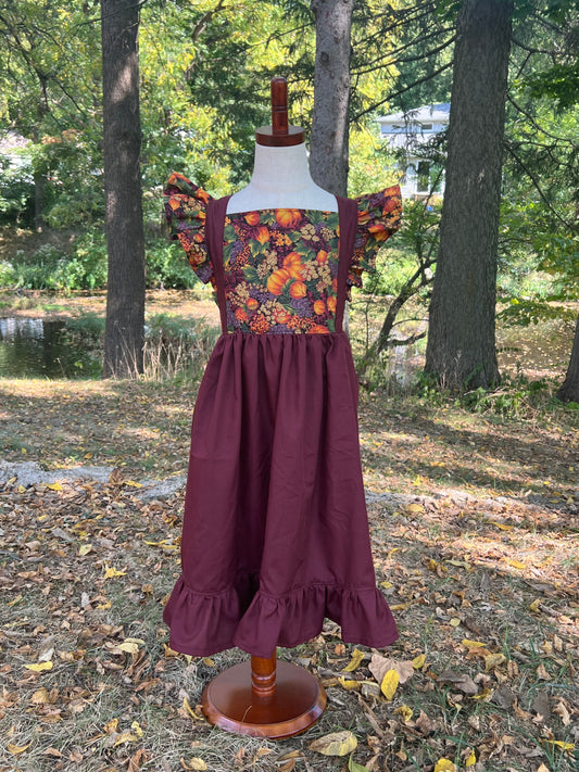 Fall Leaves Dress 14Y