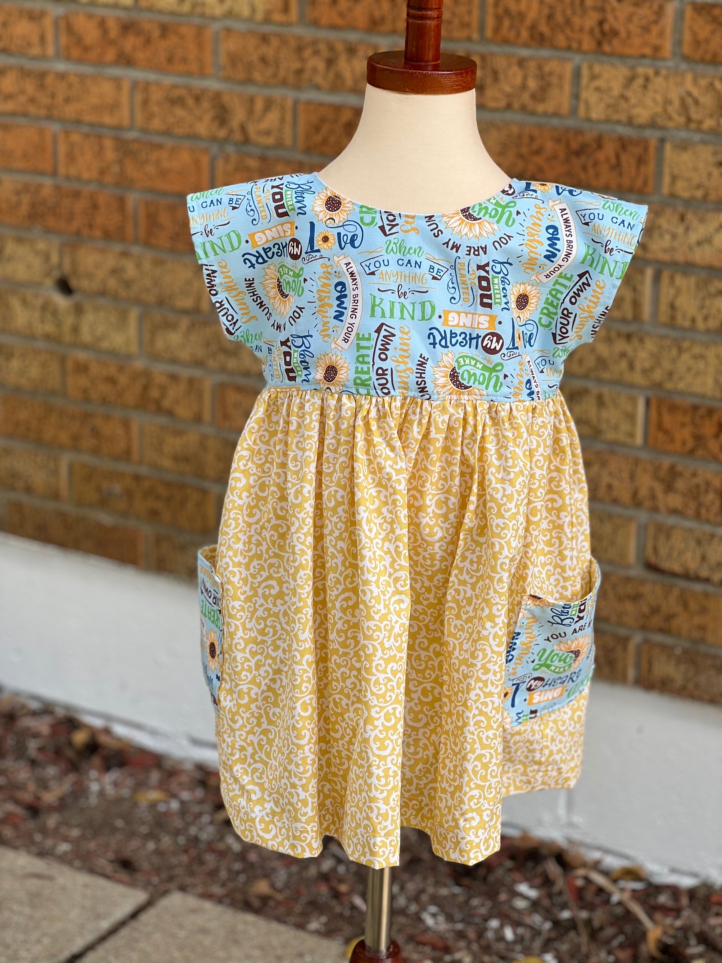 Sunflower Dress 4T