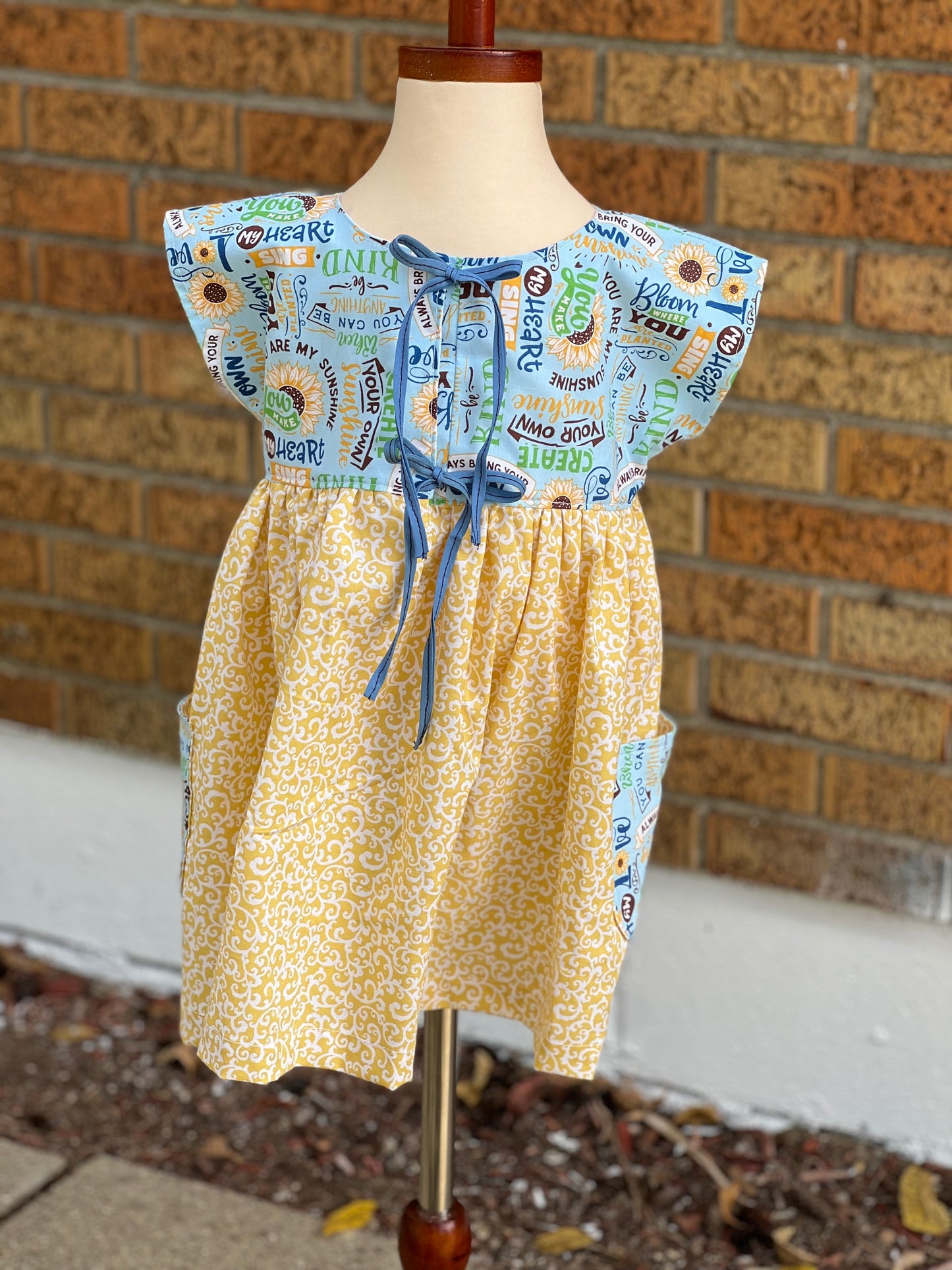 Sunflower Dress 4T